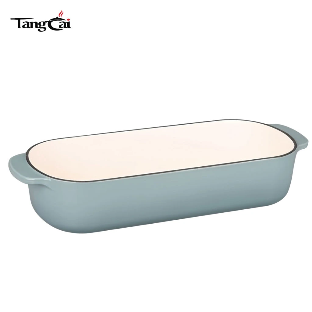 Molde para pan de hierro fundido esmaltado de 12,5 x 5,5 pulgadas y 5 cuartos de gal&oacute;n con tapa, molde para pan, molde para horno holand&eacute;s para hornear pan con masa madre hecho en casa