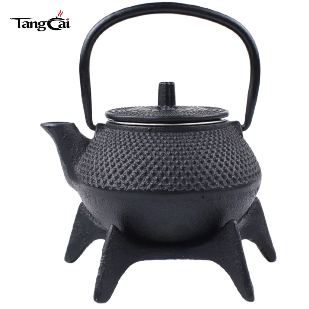 Tetera de hierro fundido multiusos de 600 ml para hervir y preparar t&eacute;