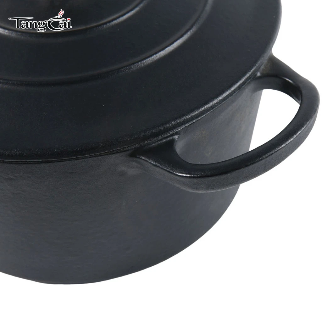 Utensilios de cocina de nuevo dise&ntilde;o 2026, horno holand&eacute;s recubierto de esmalte de hierro fundido con term&oacute;metro para cocina casera, guisado diario Fre&iacute;r