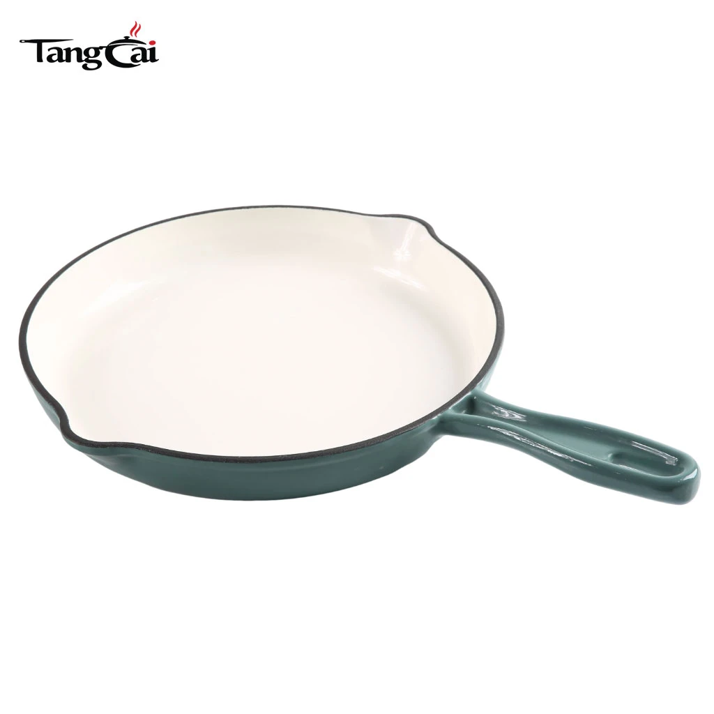 Juego de utensilios de cocina de hierro fundido esmaltado de 2 piezas al por mayor, f&aacute;brica de sartenes de hierro fundido y horno holand&eacute;s Juego de utensilios de cocina de hierro
