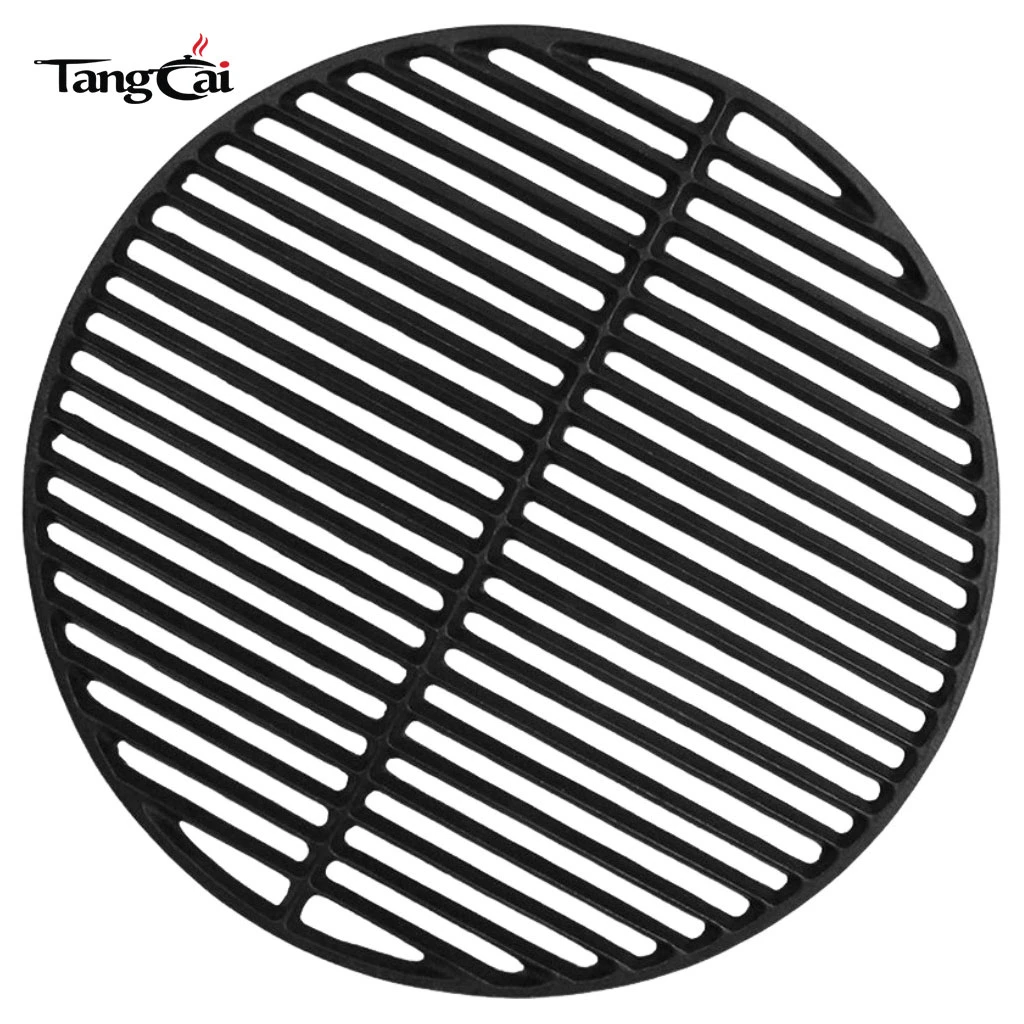 Rejillas grandes para cocinar de hierro fundido de 18 pulgadas, plancha reversible perfecta para una bonita barbacoa