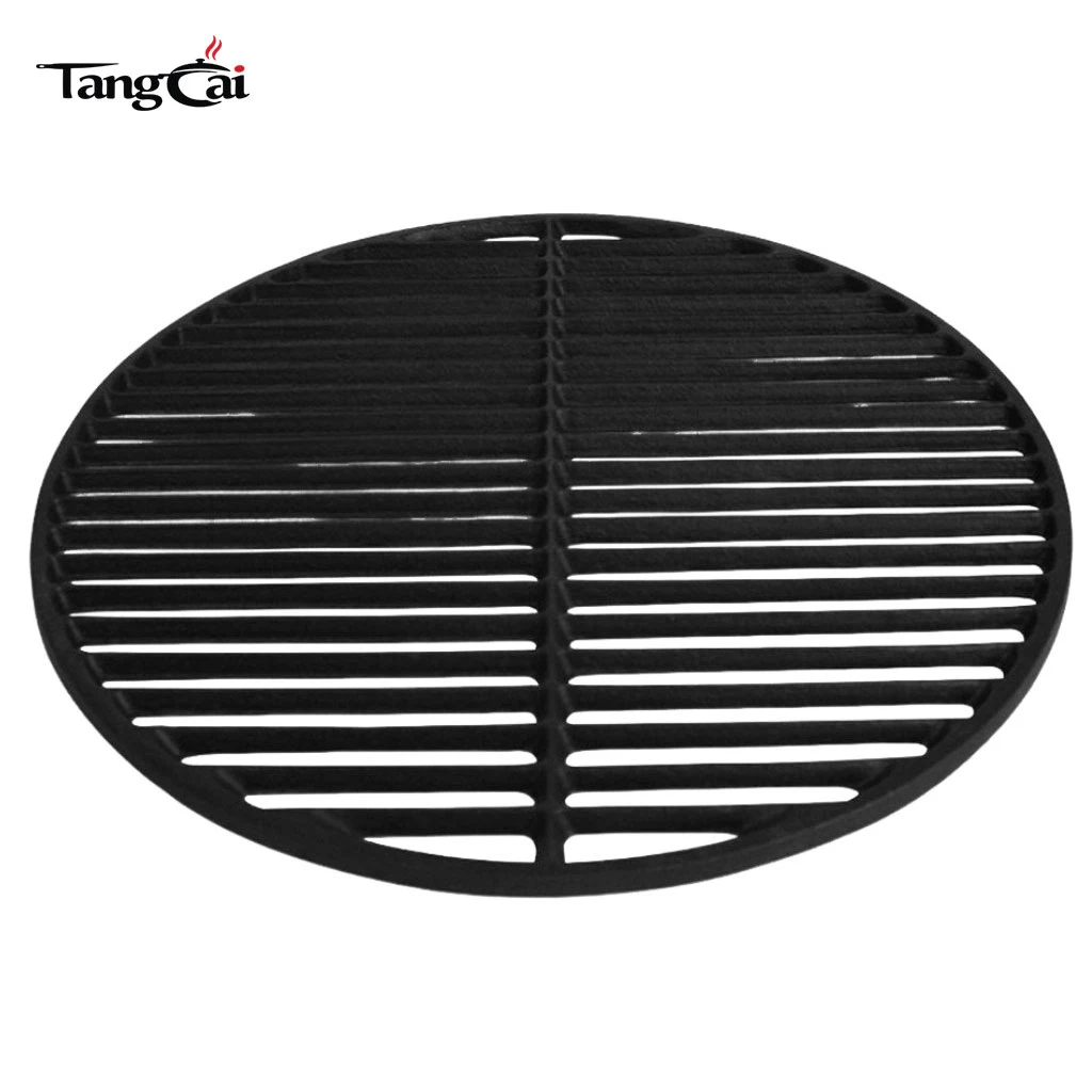 Rejillas grandes para cocinar de hierro fundido de 18 pulgadas, plancha reversible perfecta para una bonita barbacoa