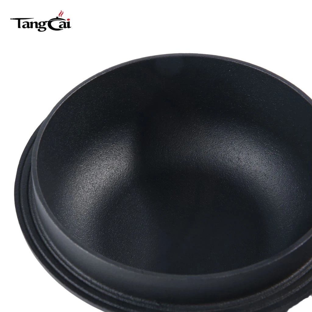 Olla de hierro fundido tradicional coreana de 24 cm de di&aacute;metro al por mayor - Olla Bibimbap ecol&oacute;gica