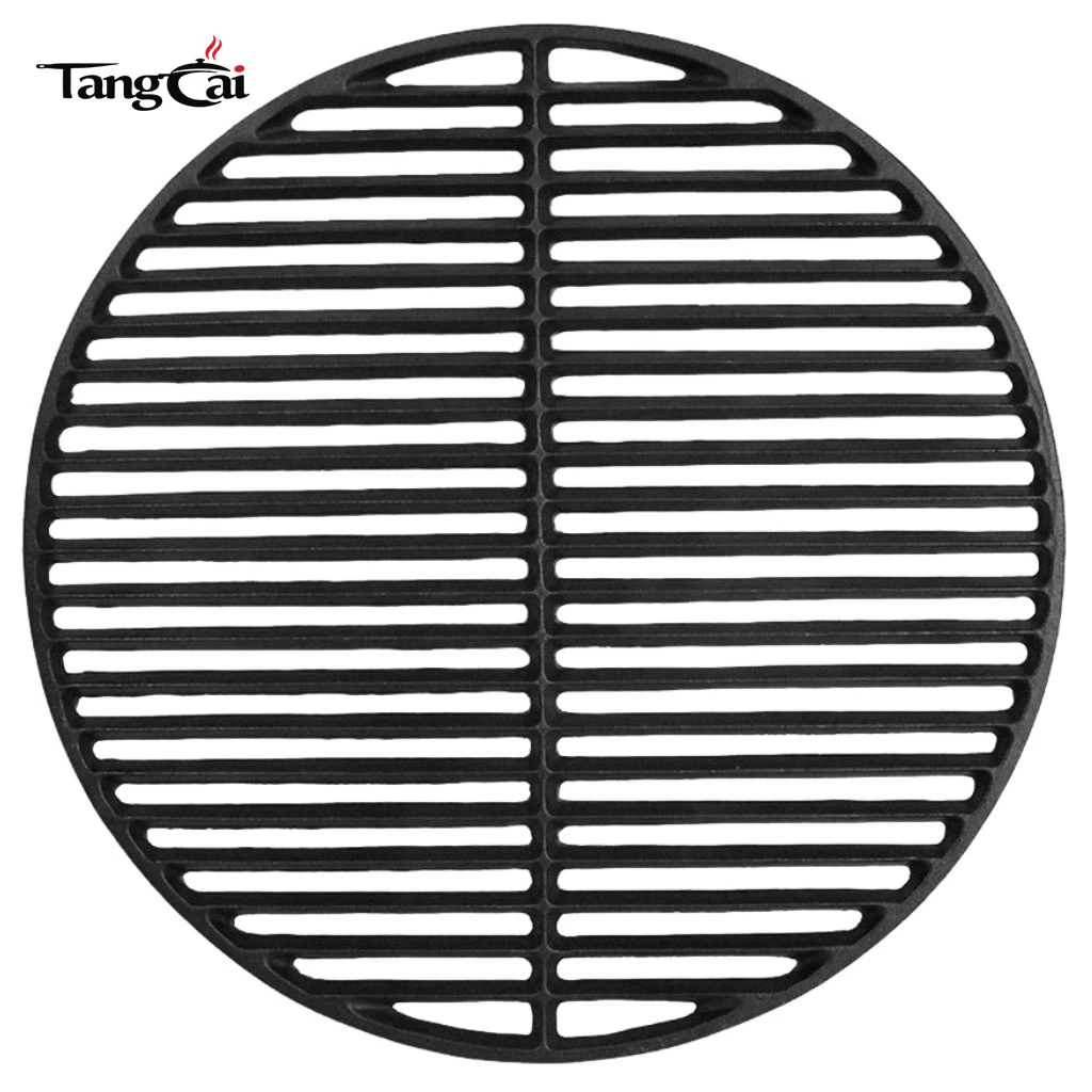 Rejillas grandes para cocinar de hierro fundido de 18 pulgadas, plancha reversible perfecta para una bonita barbacoa