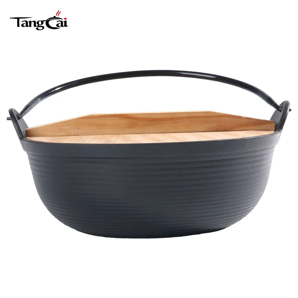 Olla caliente japonesa Sukiyaki Tetsu Nabe de hierro fundido de 1,7 l