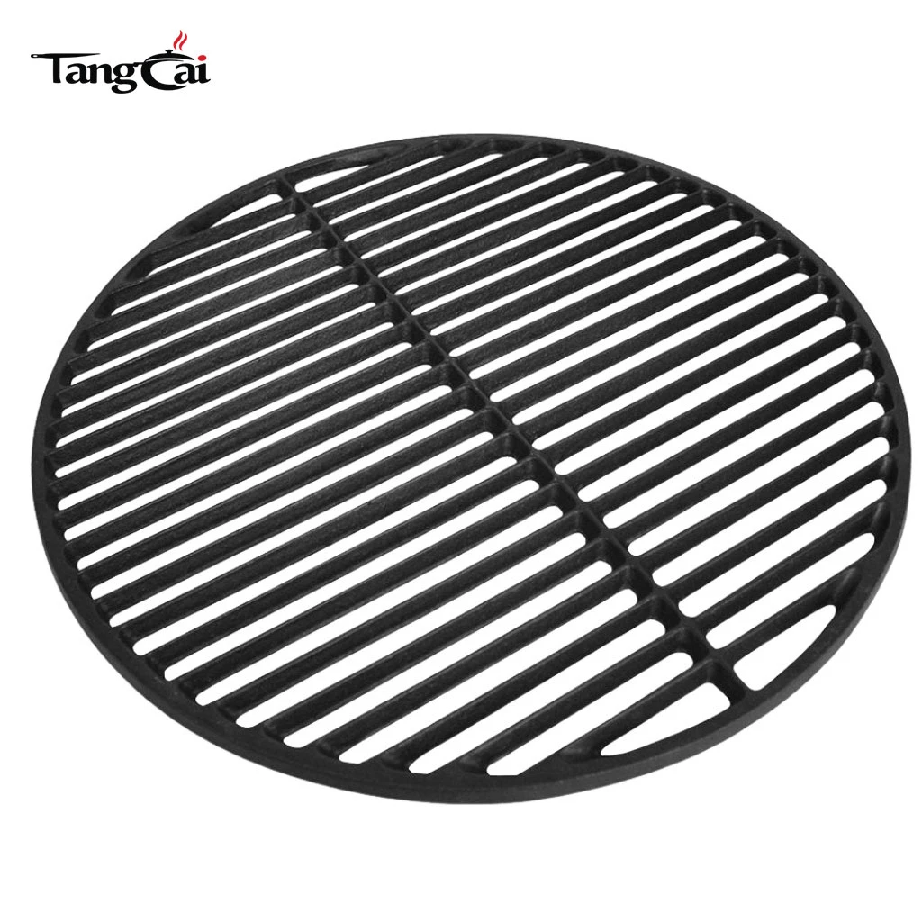 Rejillas grandes para cocinar de hierro fundido de 18 pulgadas, plancha reversible perfecta para una bonita barbacoa