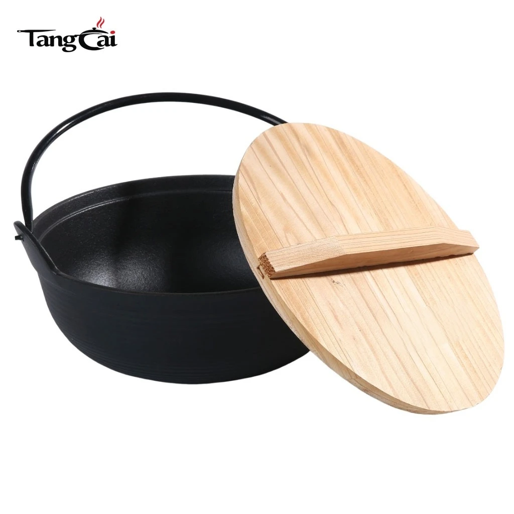 Olla caliente japonesa Sukiyaki Tetsu Nabe de hierro fundido de 1,7 l