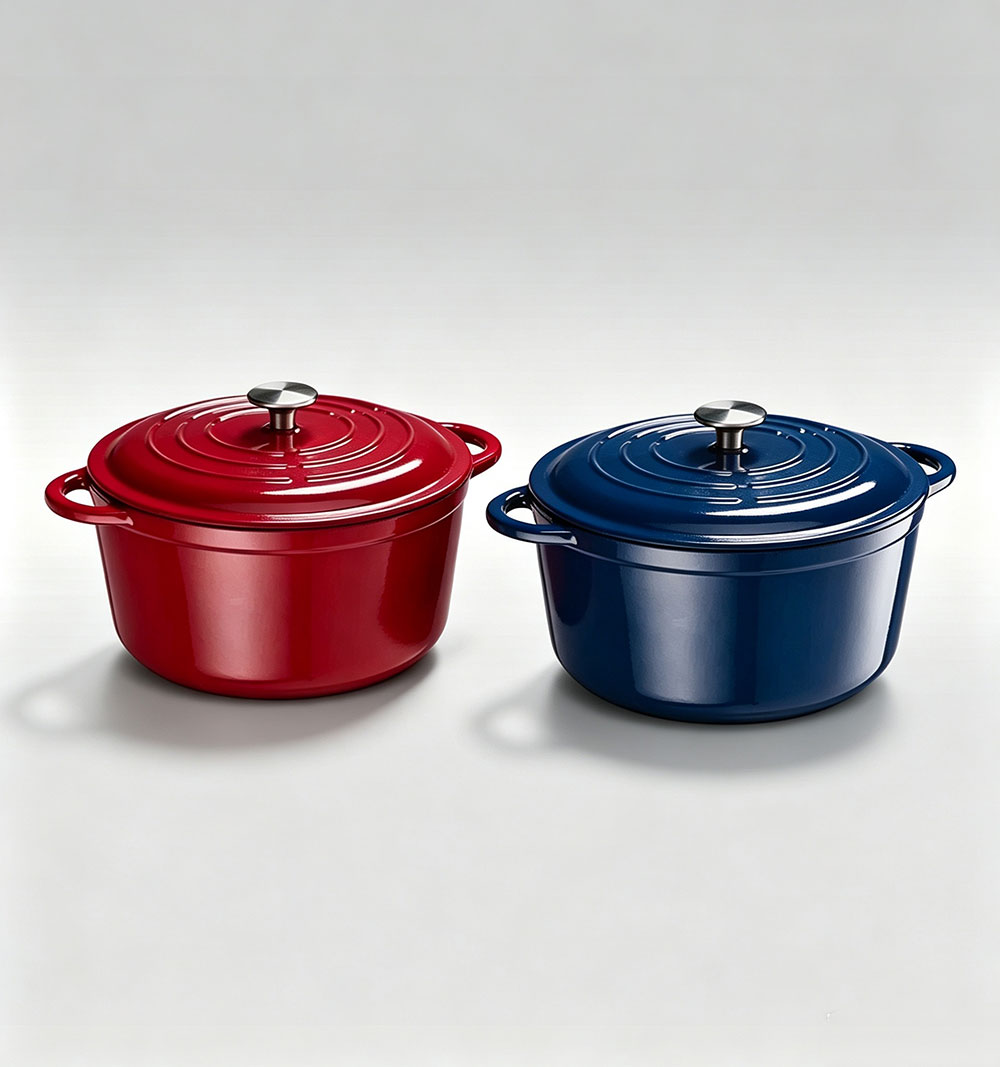 Propuesta de producto: El horno holandés insignia de hierro fundido esmaltado 5QT